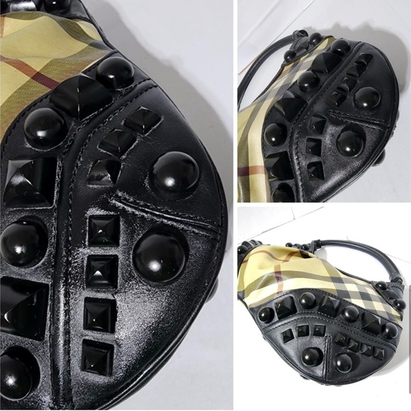 Burberry Alverton Studded Nova Check Shoulder Bag
Black/Beige - Picture 10 of 11